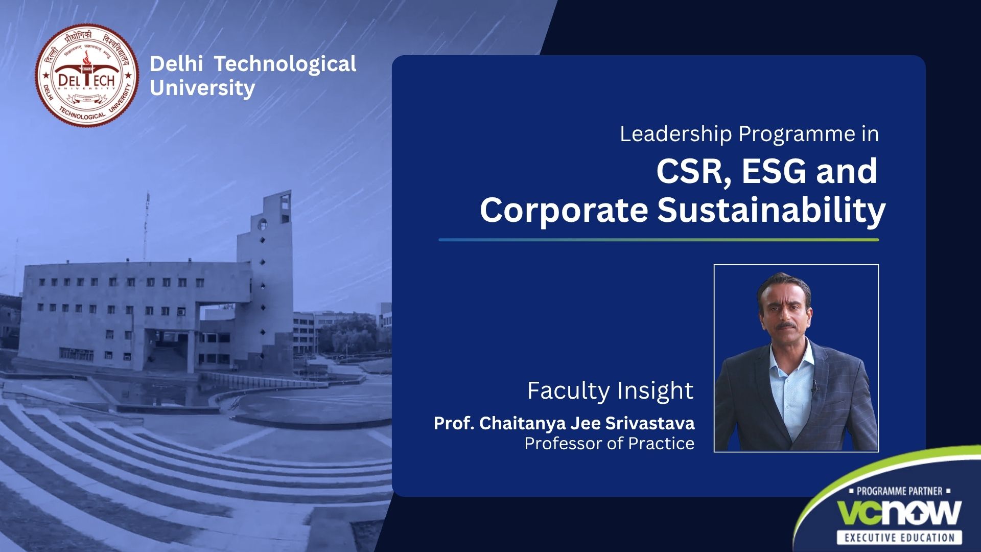 Leadership Programme in CSR, ESG & Corporate Sustainability